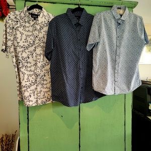 3 Express short-sleeve shirts for $33